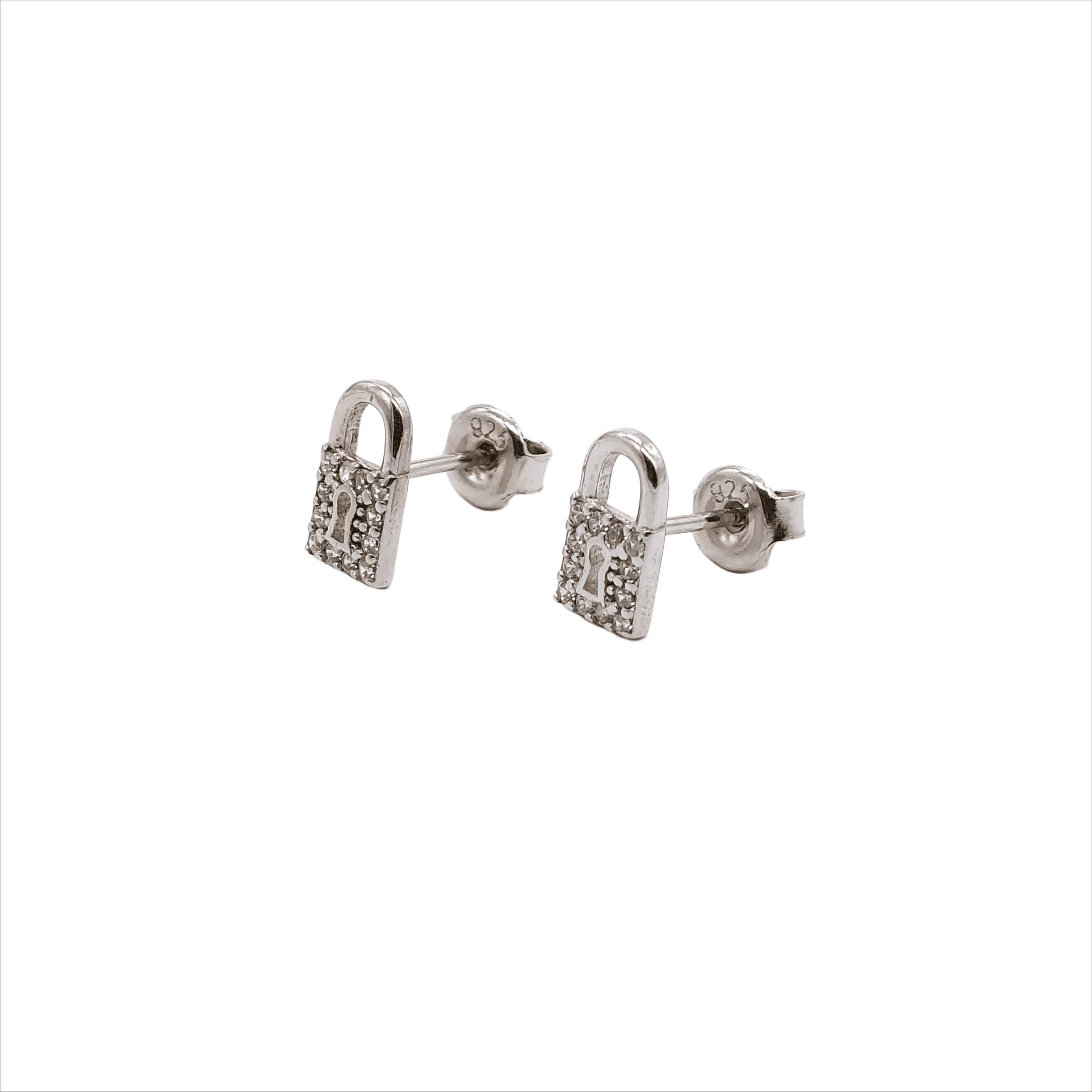 pendientes-de-plata-goldie-candado-plateados-circonita-cualquier-ocasion-gioccosilver