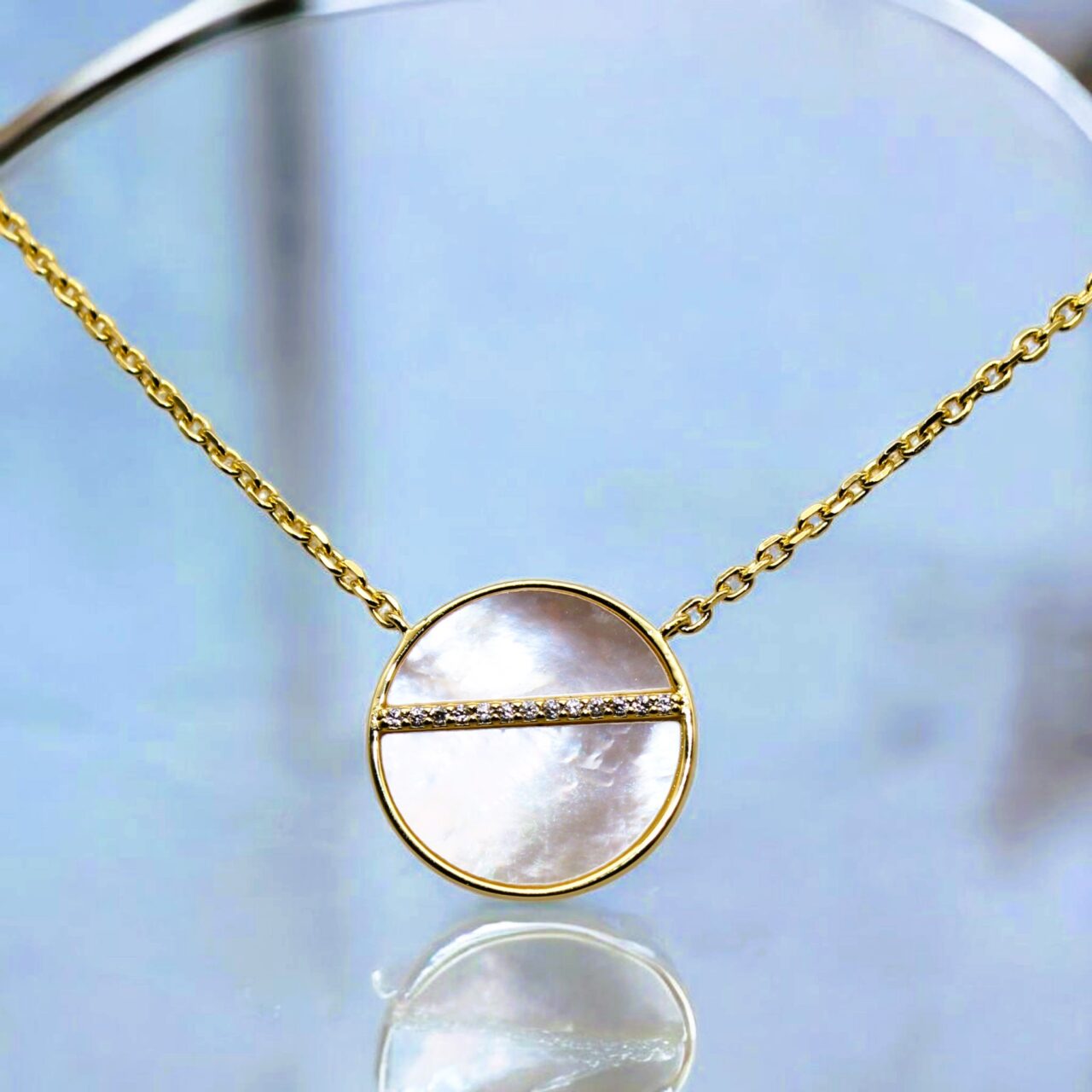 gargantilla-de-plata-dunia-circulo-redondo-tira-cadena-dorado-plateado-circonita-fijo-cualquier-ocasion-gioccosilver