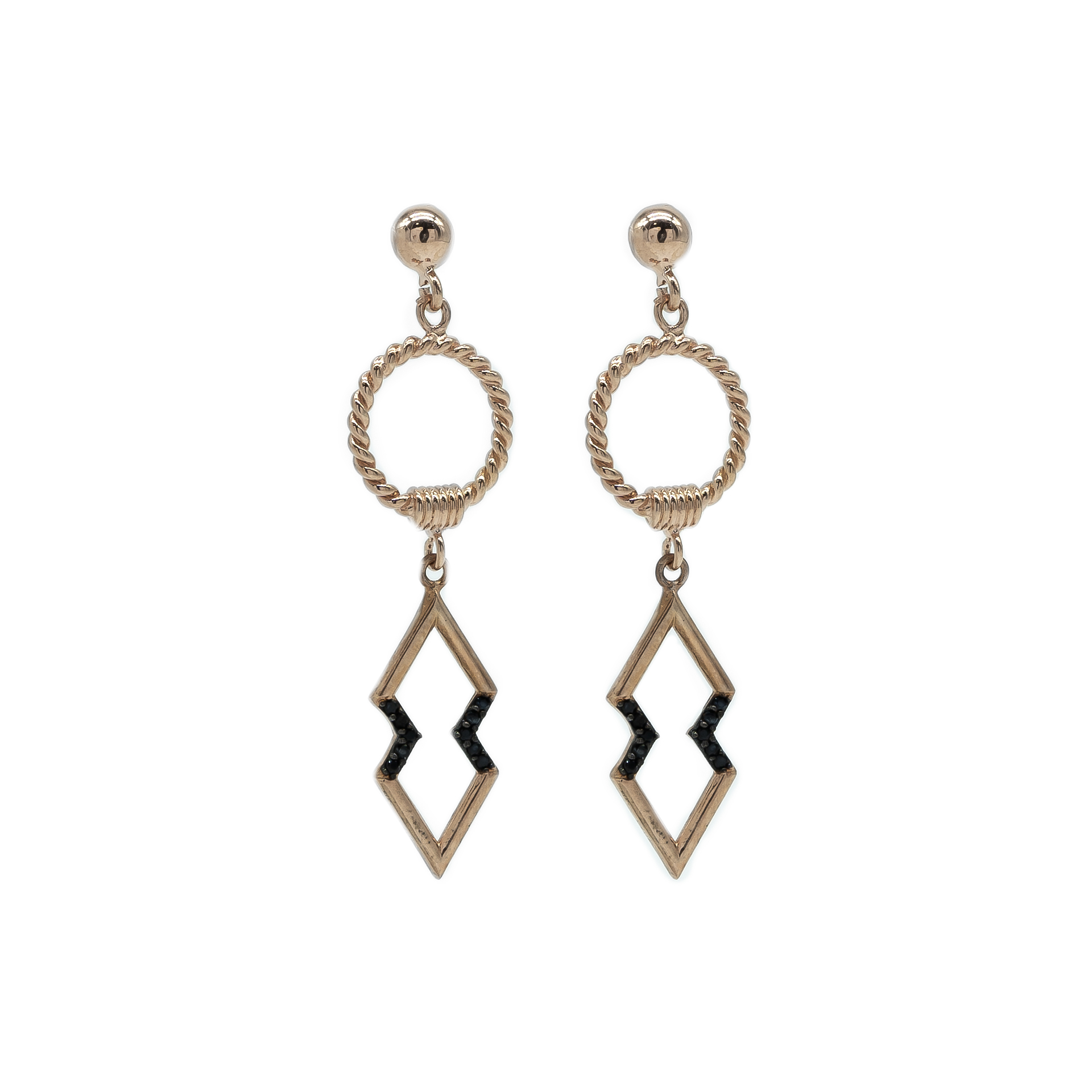 pendientes-de-plata-mic-dorado-trival-aros-circonitas-piedra-negras-cuelgan-cualquier-ocasion-gioccosilver