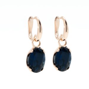 pendientes-de-plata-ariadna-dorados-azul-marino-cualquier-ocasion-gioccosilver