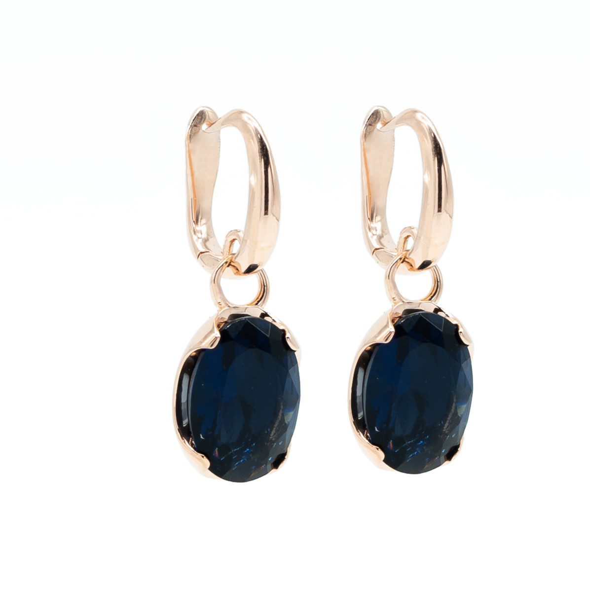 pendientes-de-plata-ariadna-dorados-azul-marino-cualquier-ocasion-gioccosilver