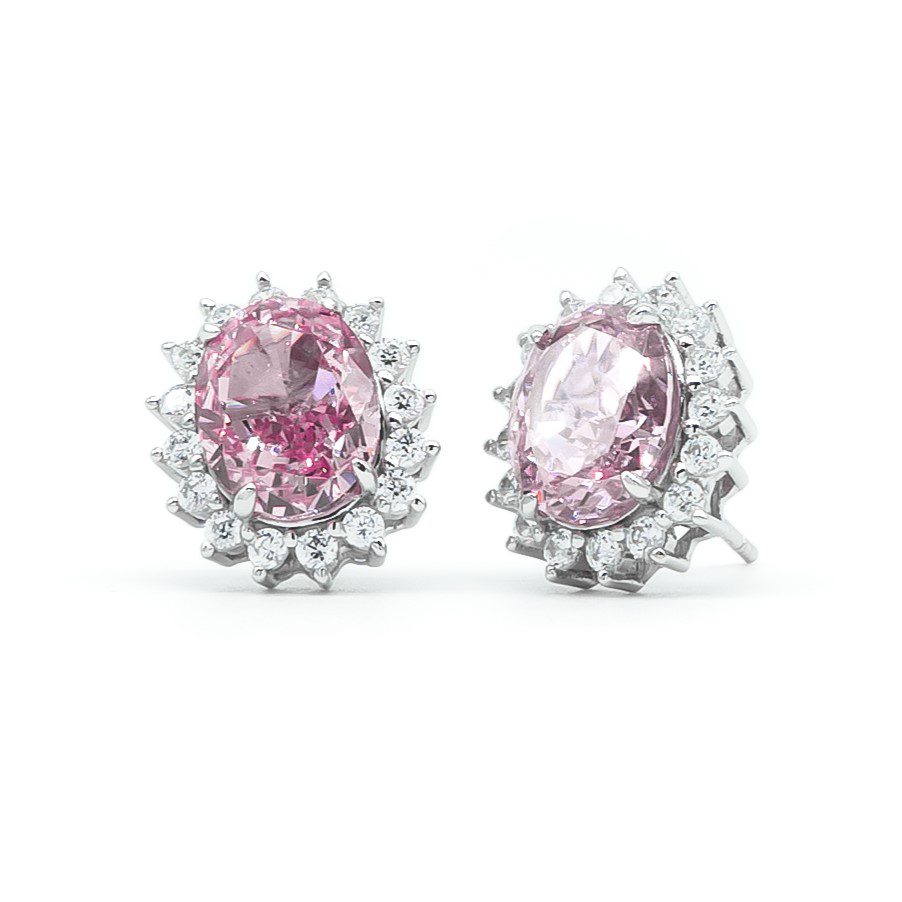 pendientes-de-plata-elie-rosa-oscuro-forma-ovalada-orejal-palteado-circonitas-fiestas-bodas-gioccosilver