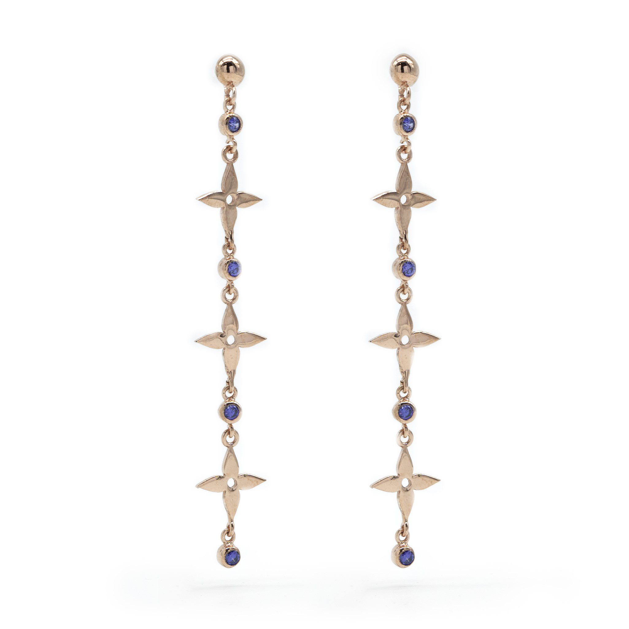 pendientes-de-plata-oceana-dorado-estrellas-morado-circonitas-cuelgan-cualquier-ocasion-gioccosilver