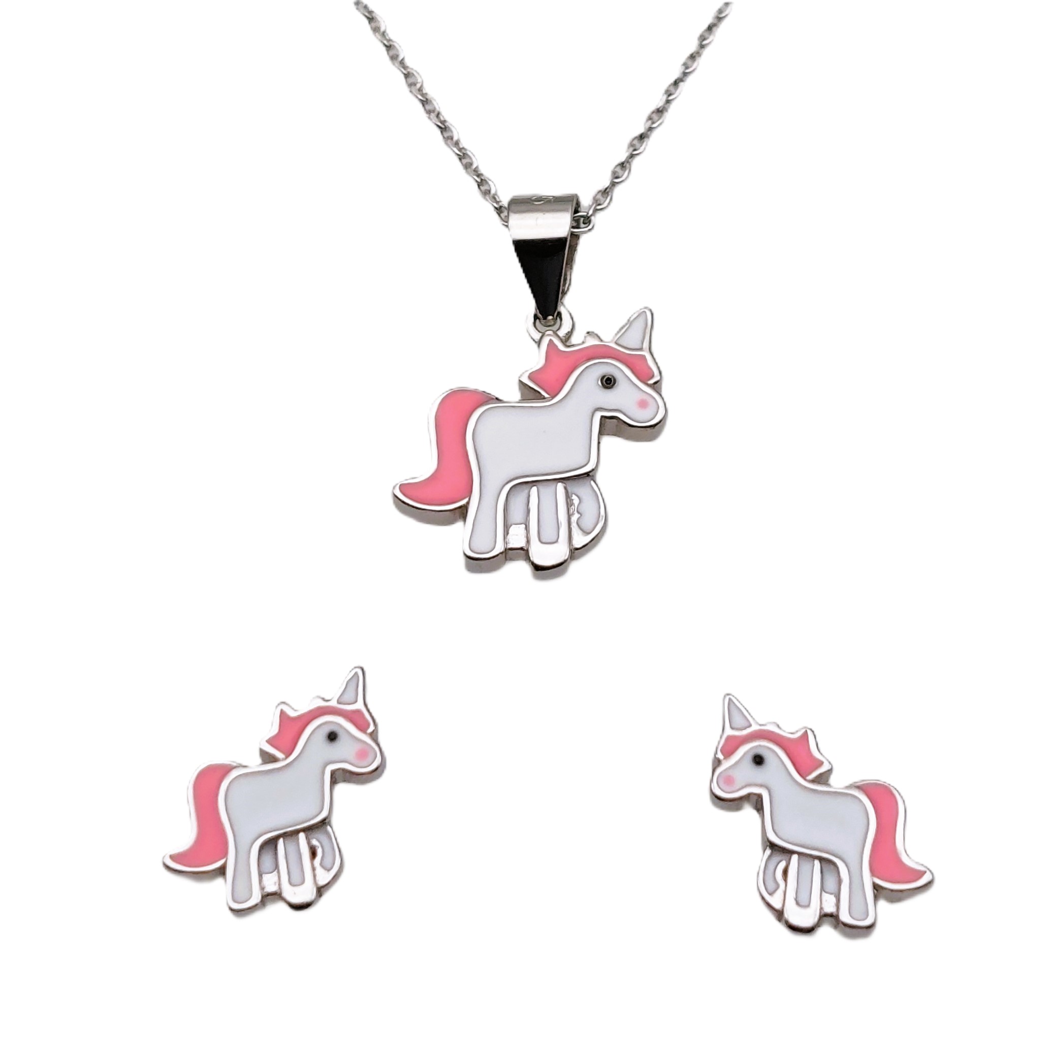 conjunto-hanane-de-plata-de-ley-unicornio-esmalte-cadena-40-centimetros-giocco-kids-gioccosilver