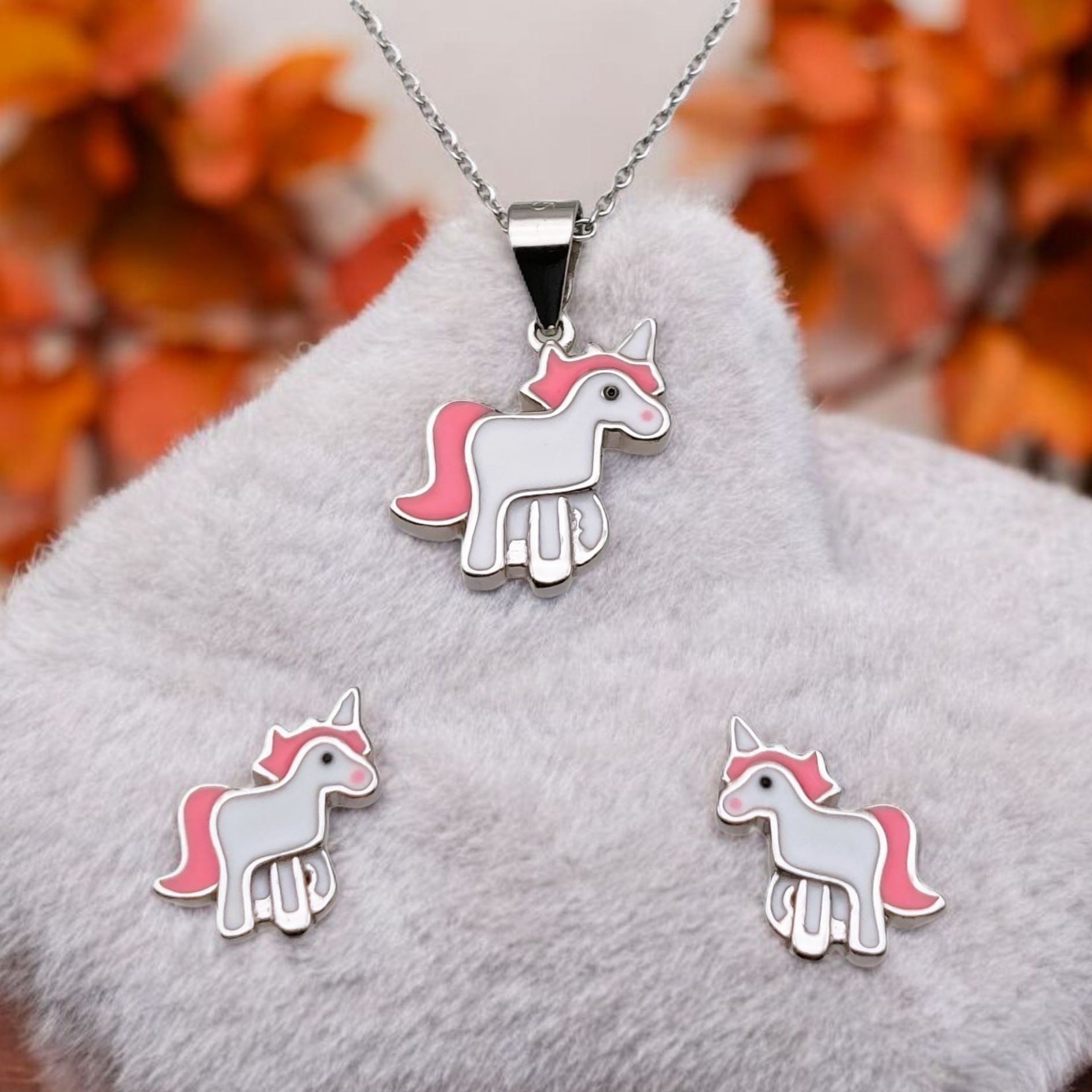 conjunto-hanane-de-plata-de-ley-unicornio-esmalte-cadena-40-centimetros-giocco-kids-gioccosilver