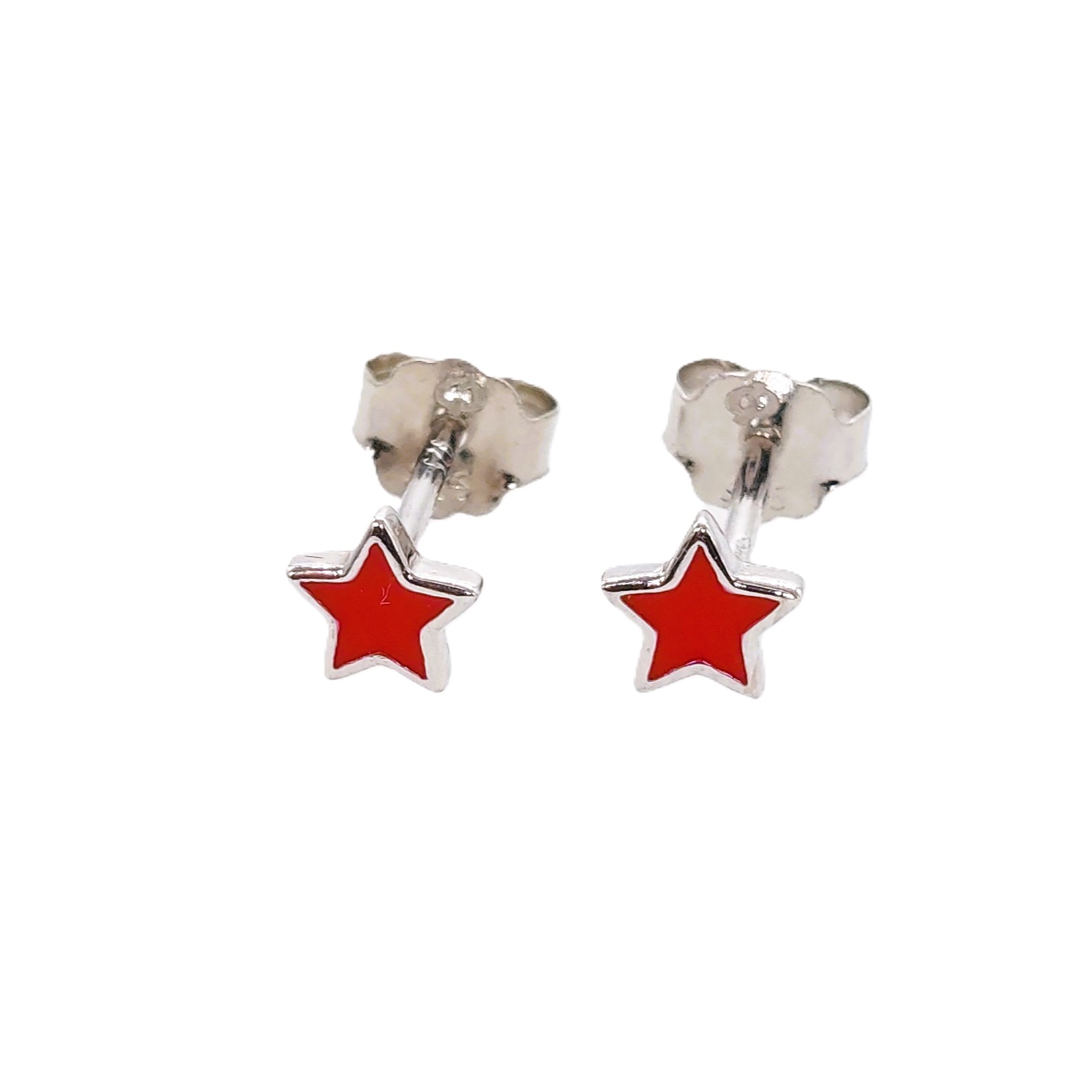 pendientes-salma-de-plata-de-ley-estrella-esmalte-rojo-giocco-kids-gioccosilver