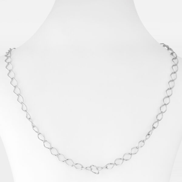 Cadenas de plata blanca