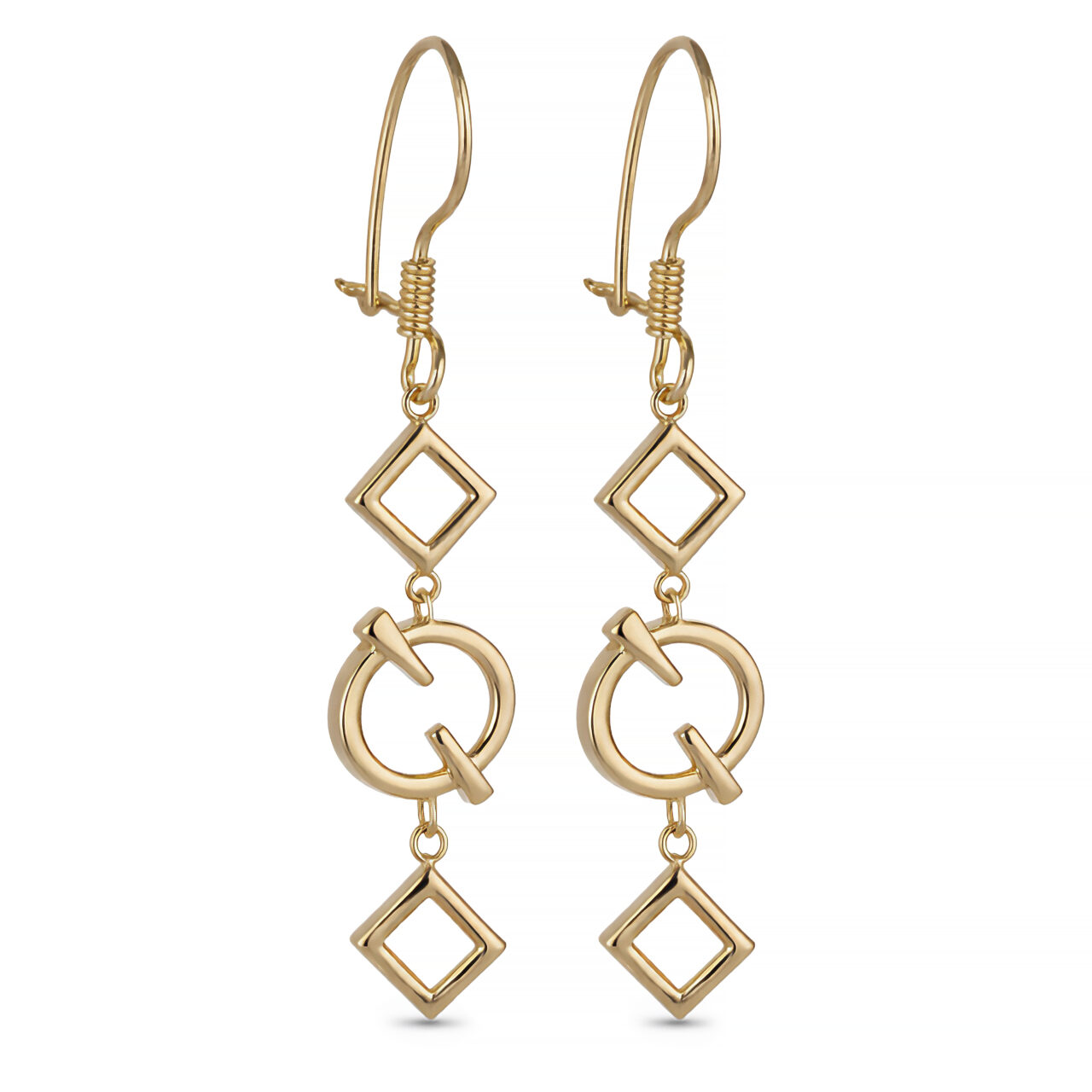 pendientes-giocco-funk-plata-de-ley-925-rodio-dorados-dise&ntilde;o-exclusivo-originales-cuelgan-mucho-movimiento-cierre-gancho-con-seguridad-largo-total-5-centimetros-gioccosilver