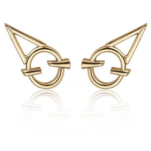 pendientes-giocco-rebel-plata-de-primera-ley-925-rodio-dorado-dise&ntilde;o-exclusivo-original-de-diario-largo-16-milimetros-cierre-presion-gioccosliver